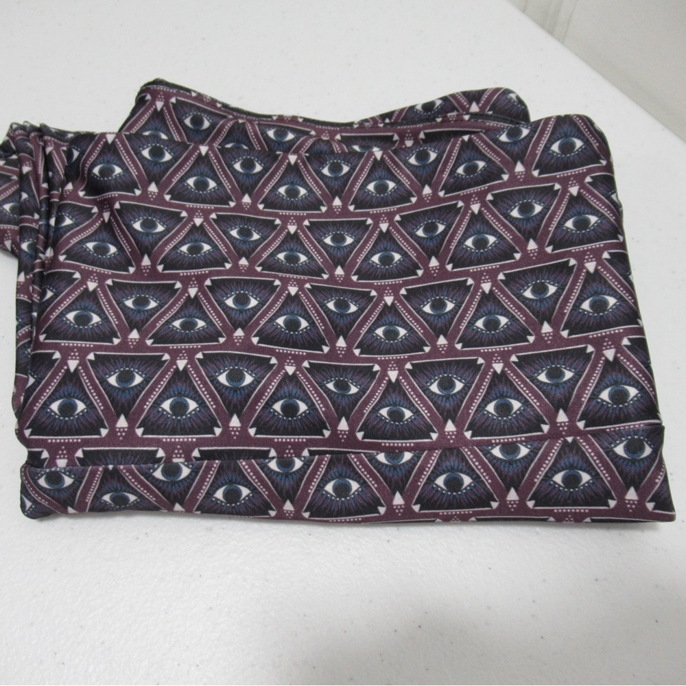Onzie Flow Awake Eye Print Yoga Leggings Size XL